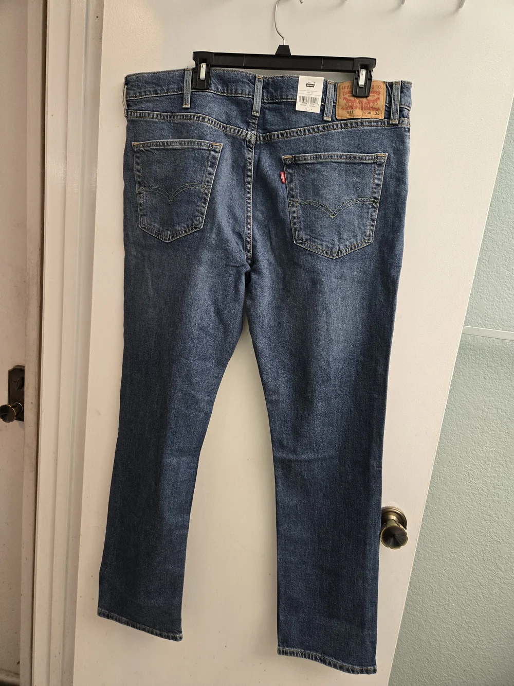 Levi's Men 511 Slim Stretch Blue Jeans 38x32